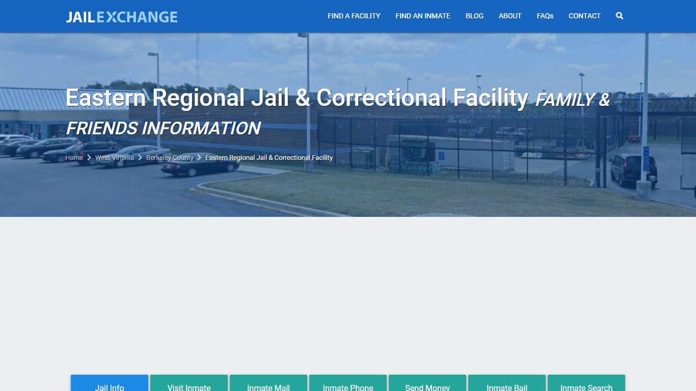 Eastern Regional Jail Inmate Search, Visitation, Phone, Address | WV
